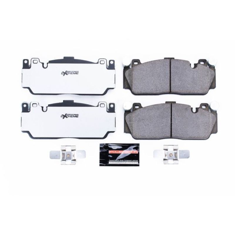 power stop bmw m3 front z26 extreme street brake pads w/hardware f8x bmw m3 m4 f80 f82 f8x iconic garage