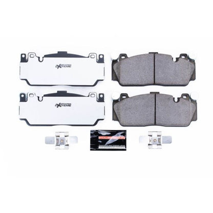 power stop bmw m3 front z26 extreme street brake pads w/hardware f8x bmw m3 m4 f80 f82 f8x iconic garage