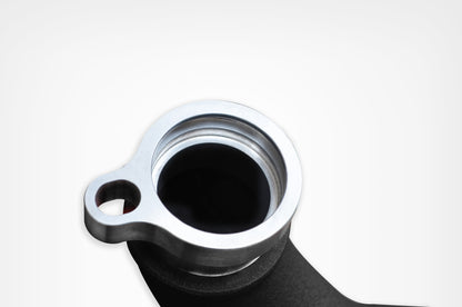 injen bmw m3(f80)/m4 (f82/83) twin turbo 2pc aluminum int. charge pipe - wrinkle black bmw m3 m4 f80 f82 f8x iconic garage