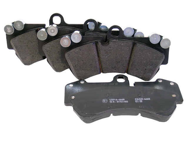 Brake Pad Set - Front - Hella Brake Systems (95535193908)
