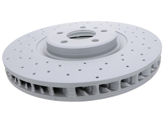 Brake Disc - Front Right - Zimmermann Sport Z Cross Drilled (95B615302J)
