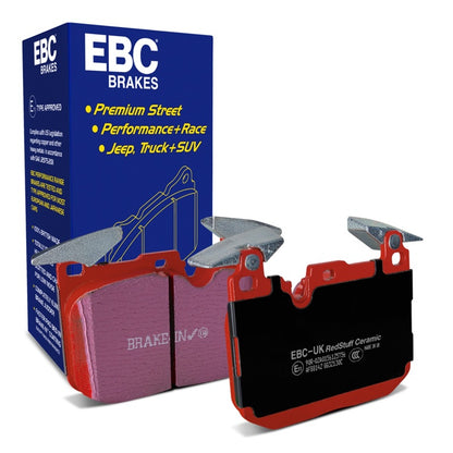 ebc bmw m3 3.0 twin turbo (f80) redstuff front brake pads bmw m3 m4 f80 f82 f8x iconic garage