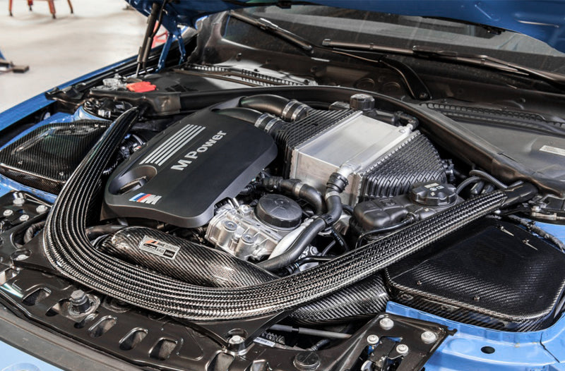 awe tuning bmw f8x m3/m4 s-flo carbon intake bmw m3 m4 f80 f82 f8x iconic garage