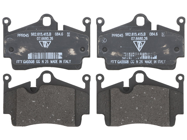 Brake Pad Set - Rear - Genuine Porsche (982698451B)