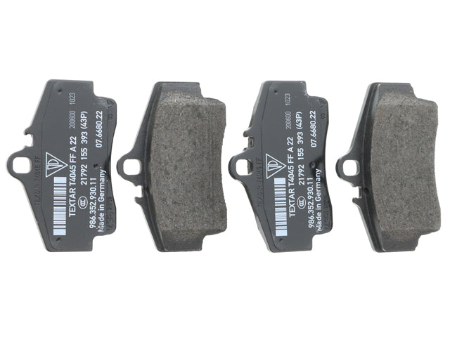 Brake Pad Set - Rear - Genuine Porsche (98635293911)
