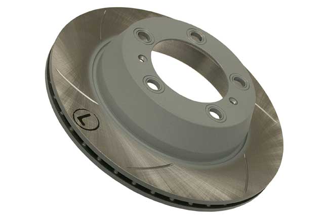 Brake Disc - Rear - Sebro Slotted & Coated (98735240101)