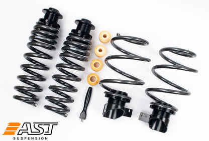 ast bmw g87 m2 / g80 m3 / g81 /g82 m4 / g83 m4 adjustable lowering springs - 20-46mm fr / 10-36mm rr bmw m3 m4 g80 g82 g8x iconic garage