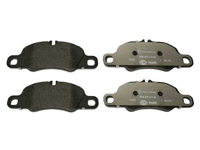 Brake Pad Set - Front - Hella Brake Systems (99135193902)
