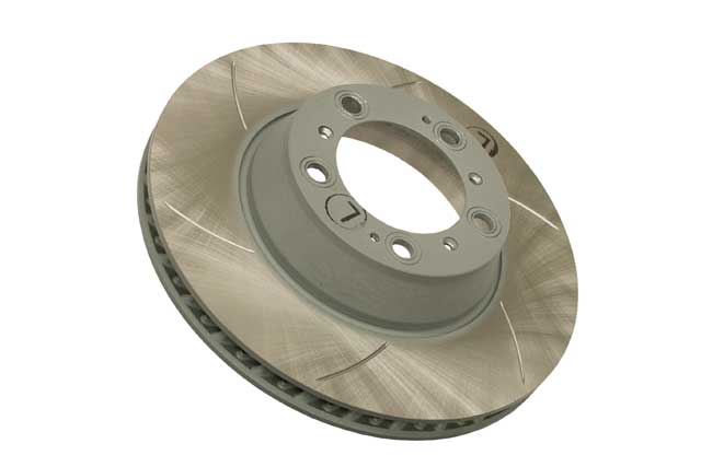 Brake Disc - Rear Left - Sebro Slotted & Coated (99635240502)