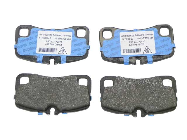 Brake Pad Set - Rear - Genuine Porsche (99735294798)