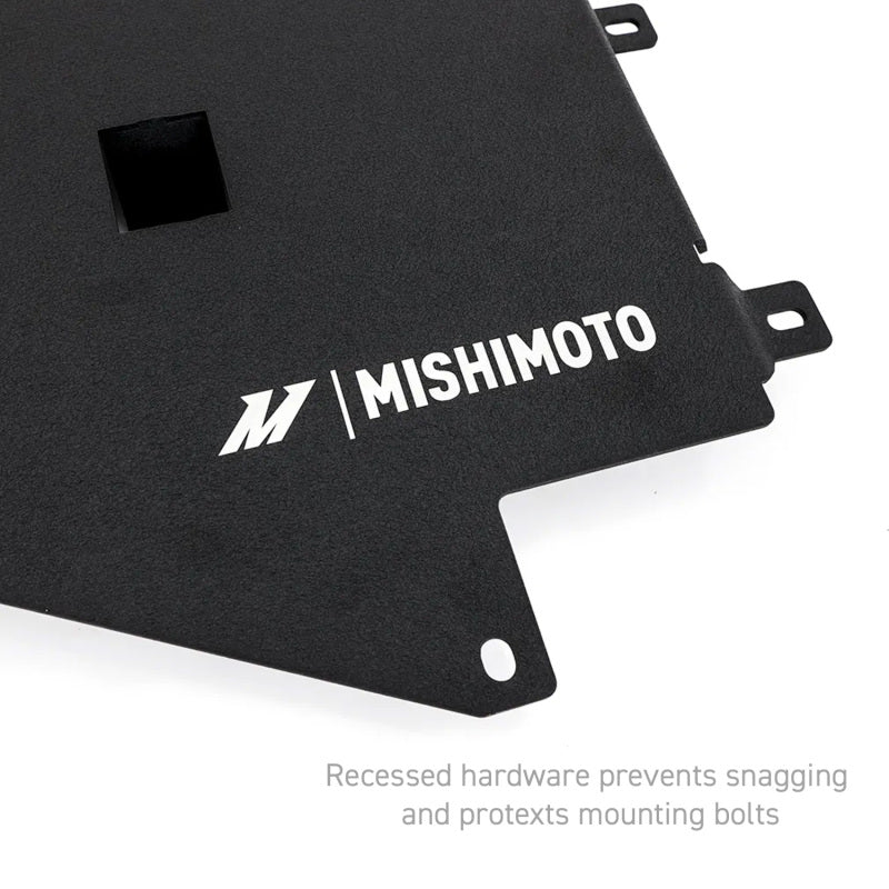 mishimoto 2021+ bmw g80/g82/g87 m2/m3/m4 skid plate engine - wrinkle black bmw m3 m4 g80 g82 g8x iconic garage