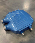 csf 2014+ bmw m3/m4 (f8x) top mount charge-air-cooler - yas marina blue bmw m3 m4 f80 f82 f8x iconic garage