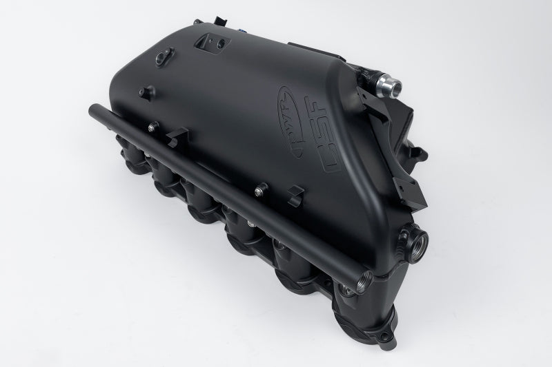 csf bmw m2/m3/m4 s58 comp & non-comp (g8x) charge-air cooler manifold - thermal dispersion black bmw m3 m4 g80 g82 g8x iconic garage
