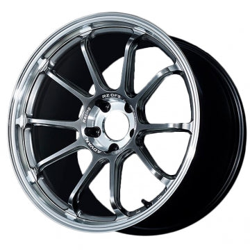advan rz-df2 20x10.5 et32 5x112 diamond cut and hyper platinum black