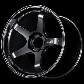 advan gt beyond 20x10.5 et15 5x112 racing titanium black