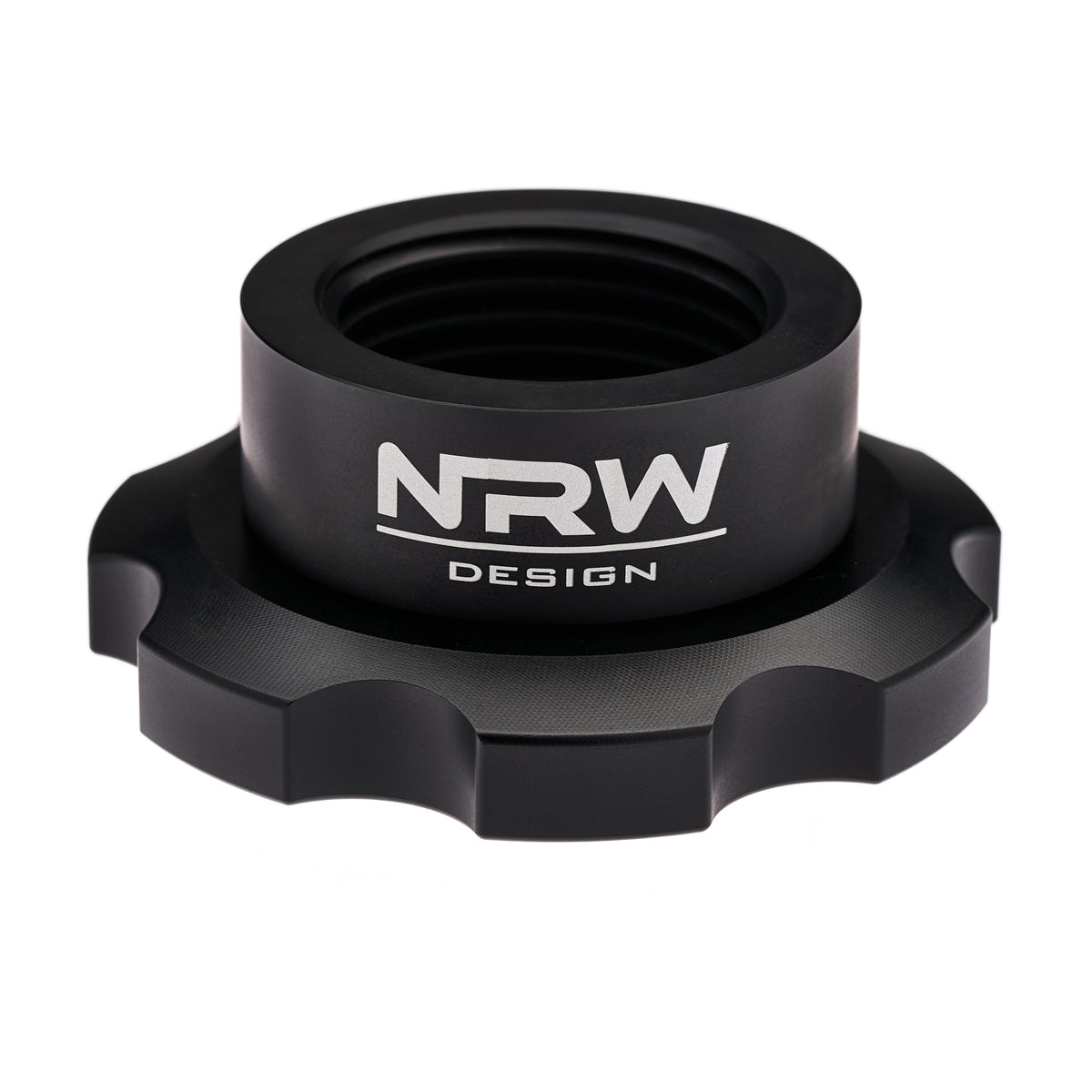 The Ultimate BMW Billet Oil Cap - With -10 AN to ORB Swivel Fitting - NRW Design BMW performance part - Iconic Garage