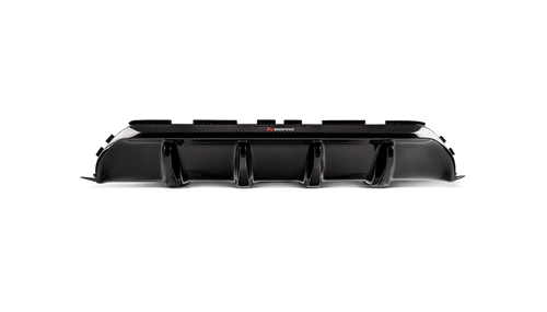 Akrapovic 18+ BMW M5 (F90) Rear Carbon Fiber Diffuser - High Gloss w/ Red/White Akrapovic Logo - F90 M5