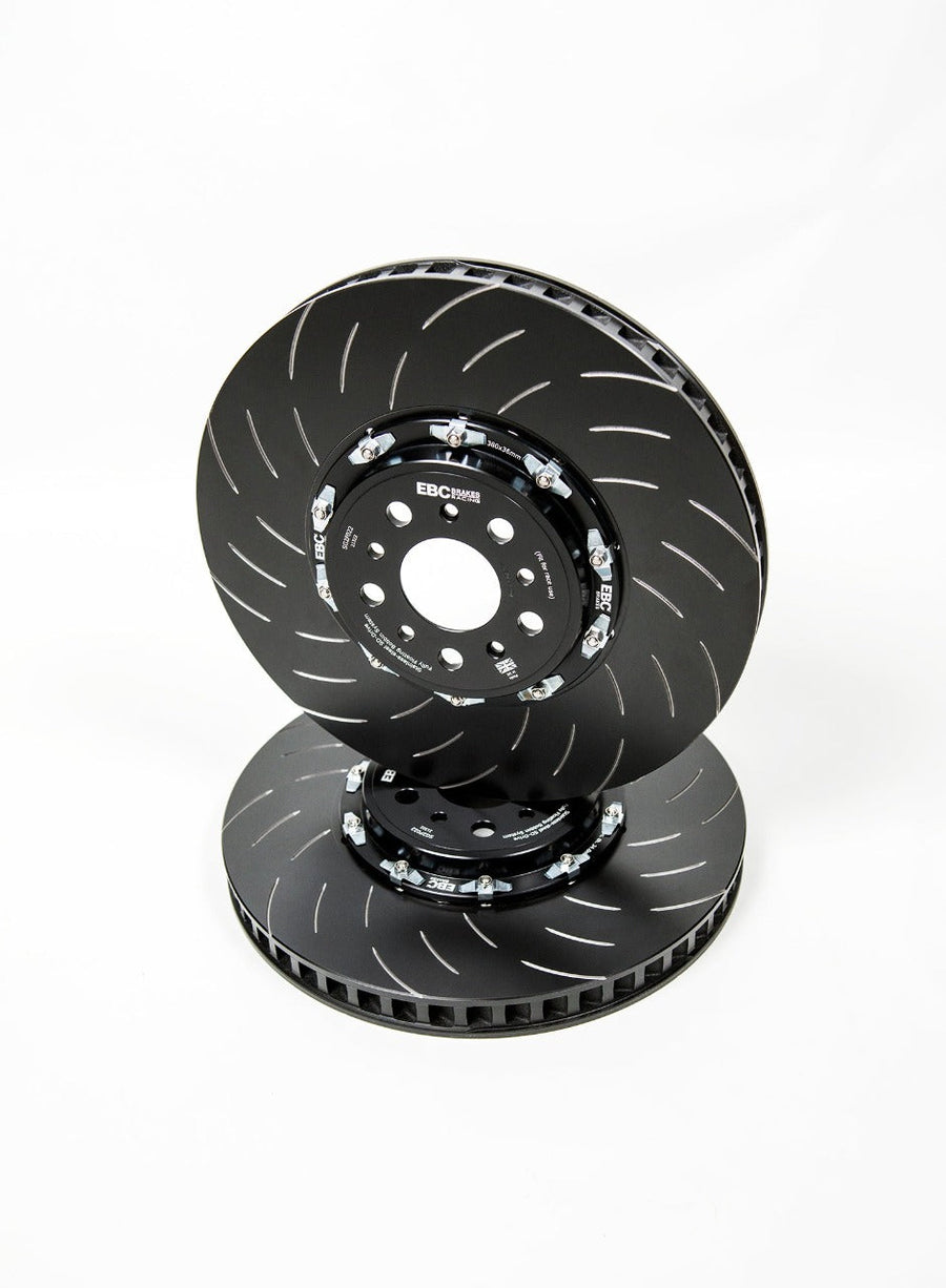EBC Racing 2021+ BMW M3/M4 (G80/G82/G87) (w/o Carbon Ceramic Brakes) Front Brake Kit w/ SG Rotors