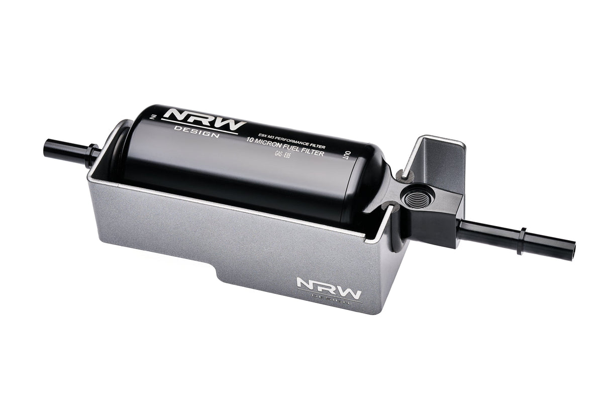 E9X M3 S65 Inline Fuel Filter Kit - Gasoline Paper Filter - NRW Design BMW performance part - Iconic Garage