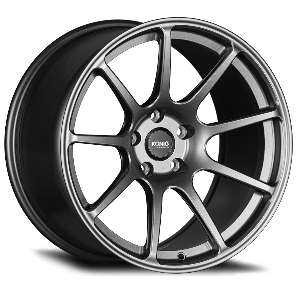 Konig F5R 19x9.5 ET32 5x112 Ash Silver (Knurled Bead)