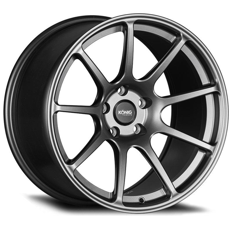 Konig F5R 19x9.5 ET32 5x112 Ash Silver (Knurled Bead)
