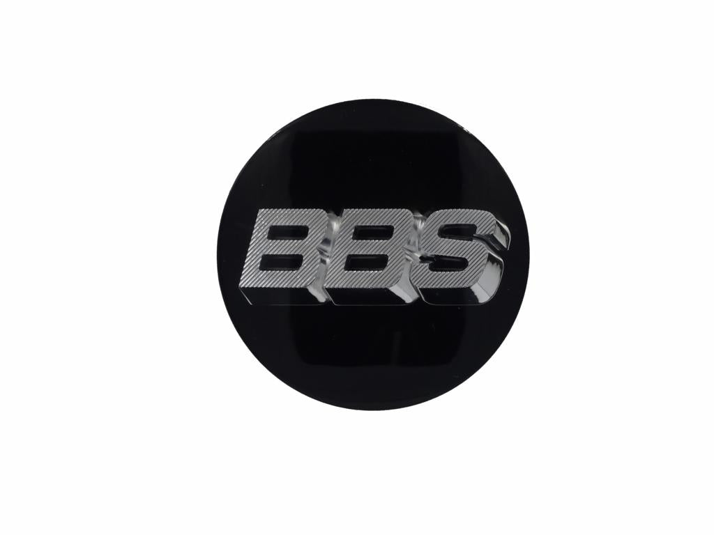 BBS Center Cap 56mm Black/Silver - 3D Floating