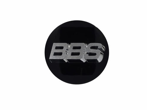 BBS Center Cap 56mm Black/Silver - 3D Floating