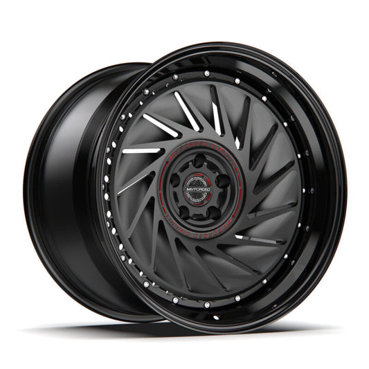 MV Forged 3-Piece GR2-V1 22x11 5x132 Wheels