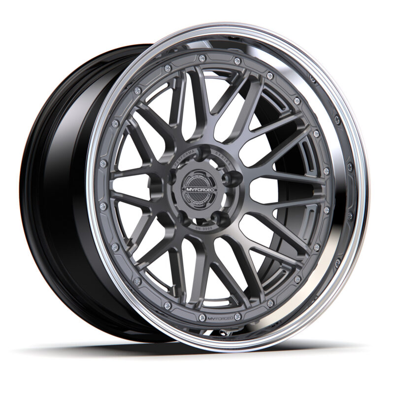 MV Forged 3-Piece MV10-R 20x9.5 5x112 Wheels
