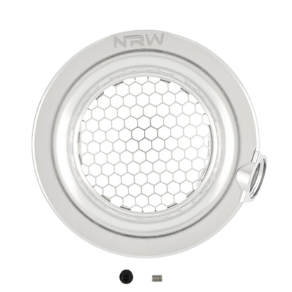 5" Single Turbo Velocity Stack with 1/8" NPT and 12AN Intake Port - Silver - NRW Design BMW performance part - Iconic Garage