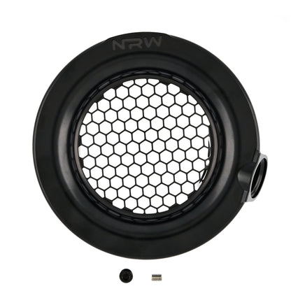 5" Single Turbo Velocity Stack with 1/8" NPT and 12AN Intake Port - Black - NRW Design BMW performance part - Iconic Garage