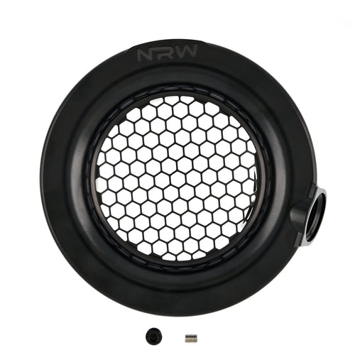 5" Single Turbo Velocity Stack with 1/8" NPT and 12AN Intake Port - Black - NRW Design BMW performance part - Iconic Garage