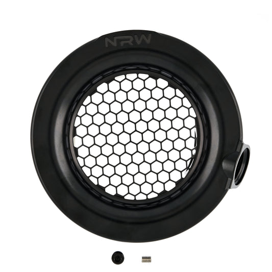 5" Single Turbo Velocity Stack with 1/8" NPT and 12AN Intake Port - Black - NRW Design BMW performance part - Iconic Garage