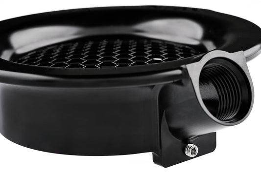 5" Single Turbo Velocity Stack with 1/8" NPT and 12AN Intake Port - Black - NRW Design BMW performance part - Iconic Garage