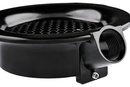 5" Single Turbo Velocity Stack with 1/8" NPT and 12AN Intake Port - Silver - NRW Design BMW performance part - Iconic Garage