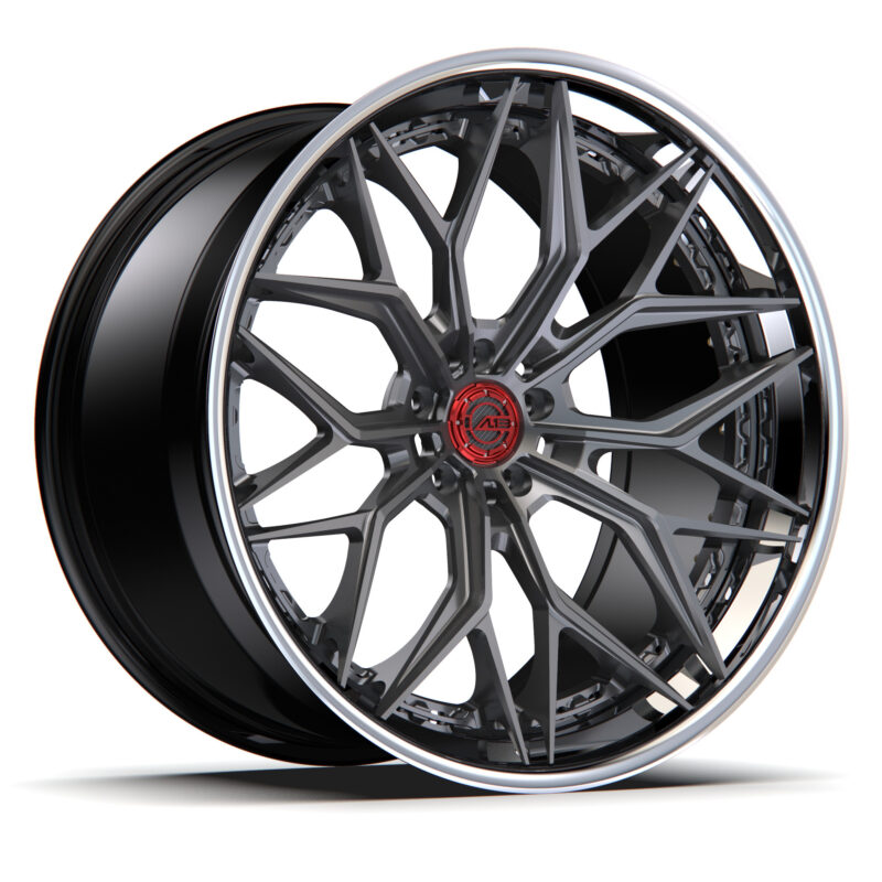 AL13 Forged 3-Piece RS80 22x9.5 5x112 Wheels
