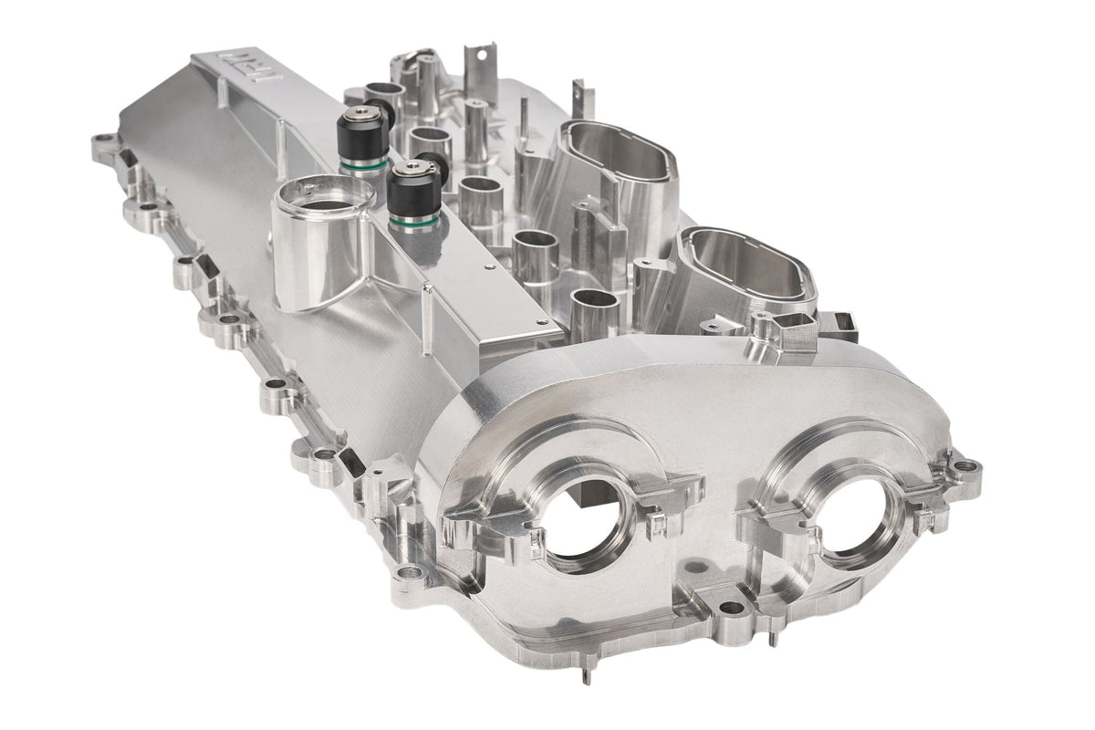 S58 Billet Valve Cover - With Swivel Fittings & Gasket Kit - NRW Design BMW performance part - Iconic Garage