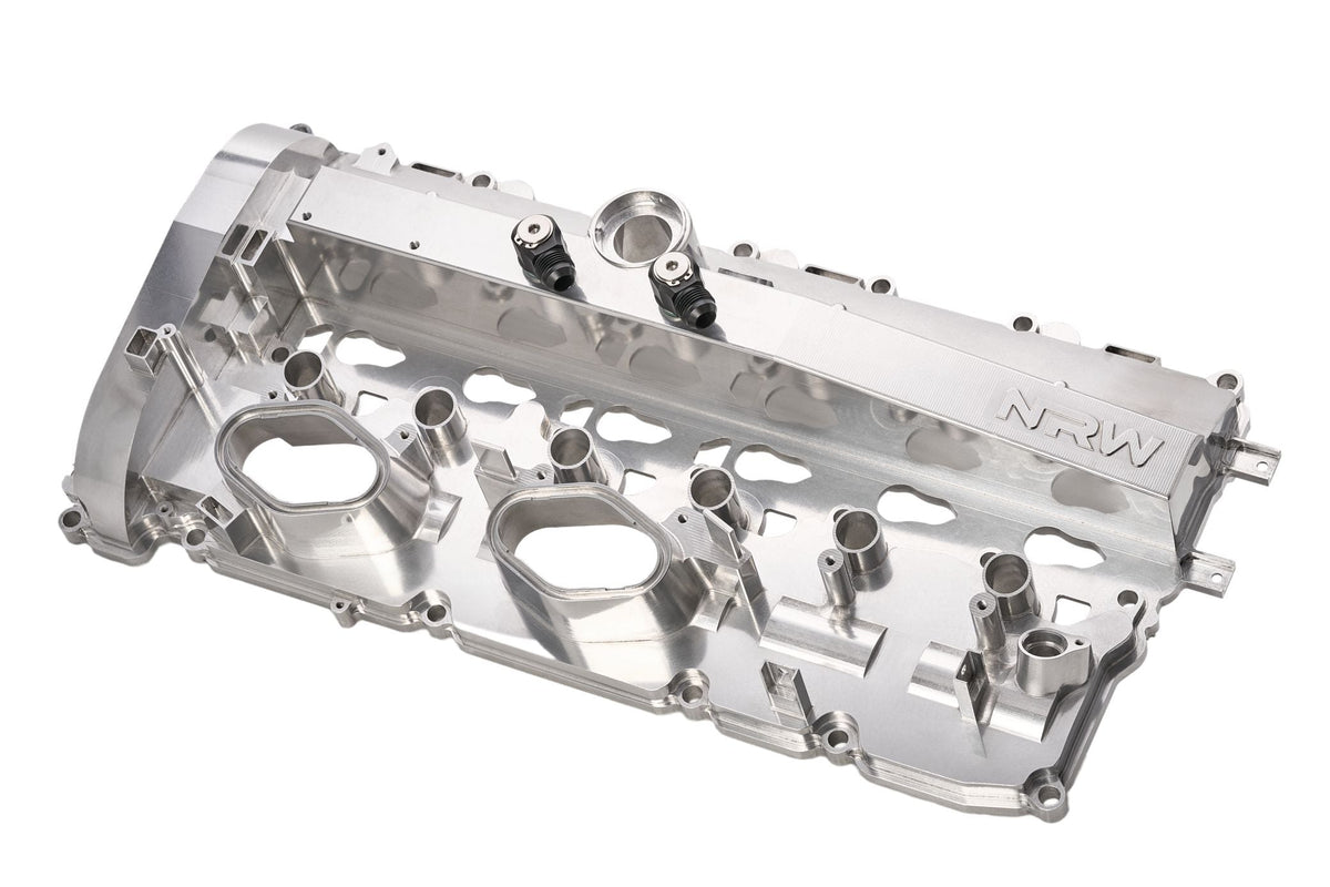 S58 Billet Valve Cover - Without Swivel Fittings & Gasket Kit - NRW Design BMW performance part - Iconic Garage