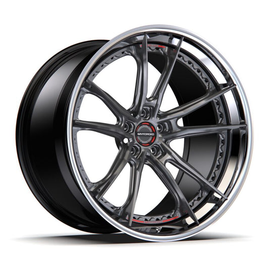 MV Forged 3-Piece SL-115 22x9.5 5x132 Wheels