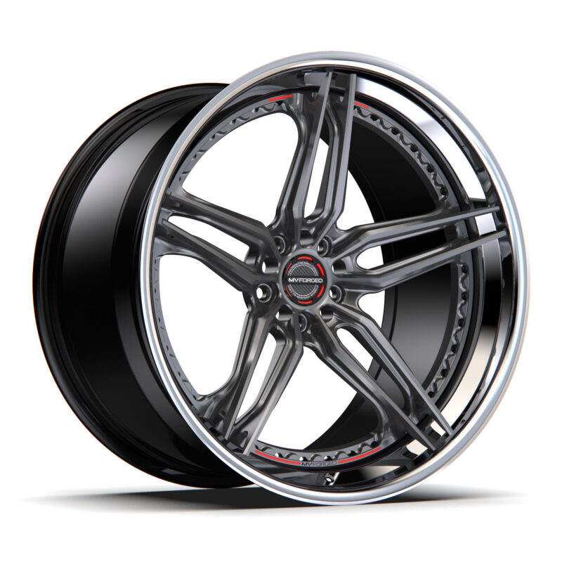 MV Forged 3-Piece SL-505 22x10 5x132 Wheels