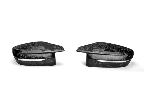 Akrapovic BMW M2 Coupe (G87) Chopped Carbon Fiber Mirror Cap Set - Matte - G87 M2