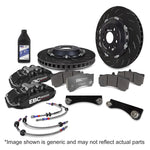 ebc racing bmw m3 (e90/e92/e82) black apollo-6 calipers 380mm rotors front big brake kit bmw m3 e92 e9x iconic garage