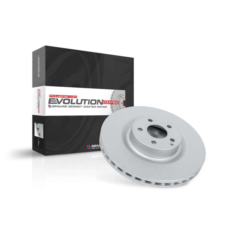 power stop bmw m4 front left evolution coated rotor f8x bmw m3 m4 f80 f82 f8x iconic garage