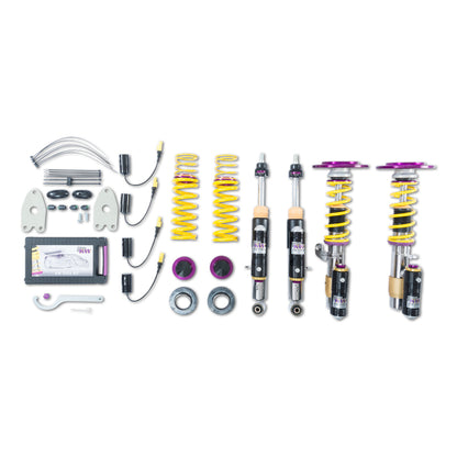 kw coilover kit v4 2015 bmw m3 (f80) / m4 (f82) w/ electronic suspension bmw m3 m4 f80 f82 f8x iconic garage