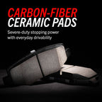 power stop bmw m3 front z23 evolution sport brake pads w/hardware f8x bmw m3 m4 f80 f82 f8x iconic garage
