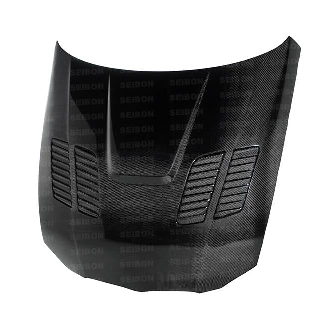 seibon bmw m3 series 2dr (e92) gtr-style carbon fiber hood bmw m3 e92 e9x iconic garage