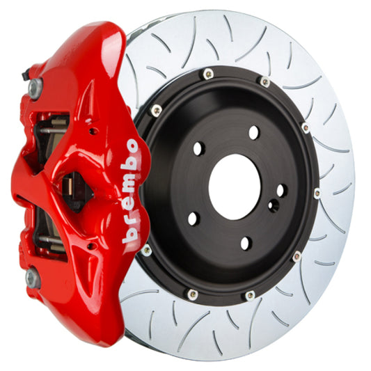 brembo bmw m3 (e90/e92/e93) rear gt bbk 4 piston cast 380x28 2pc rotor slotted type-3-red bmw m3 e92 e9x iconic garage
