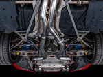 awe tuning bmw f8x m3/m4 track edition cat-back exhaust - diamond black tips bmw m3 m4 f80 f82 f8x iconic garage