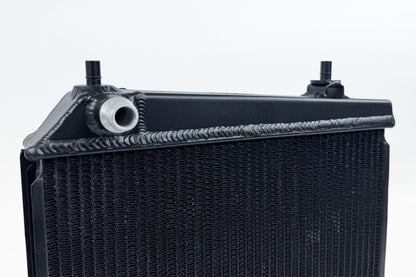 csf bmw g8x m3/m4/m2 high-performance auxiliary radiator - single radiator bmw m3 m4 g80 g82 g8x iconic garage
