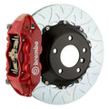 brembo m3 (e90/e92/e93) rear gt bbk 4 piston cast 380x28 2pc rotor slotted type-3-red bmw m3 e92 e9x iconic garage